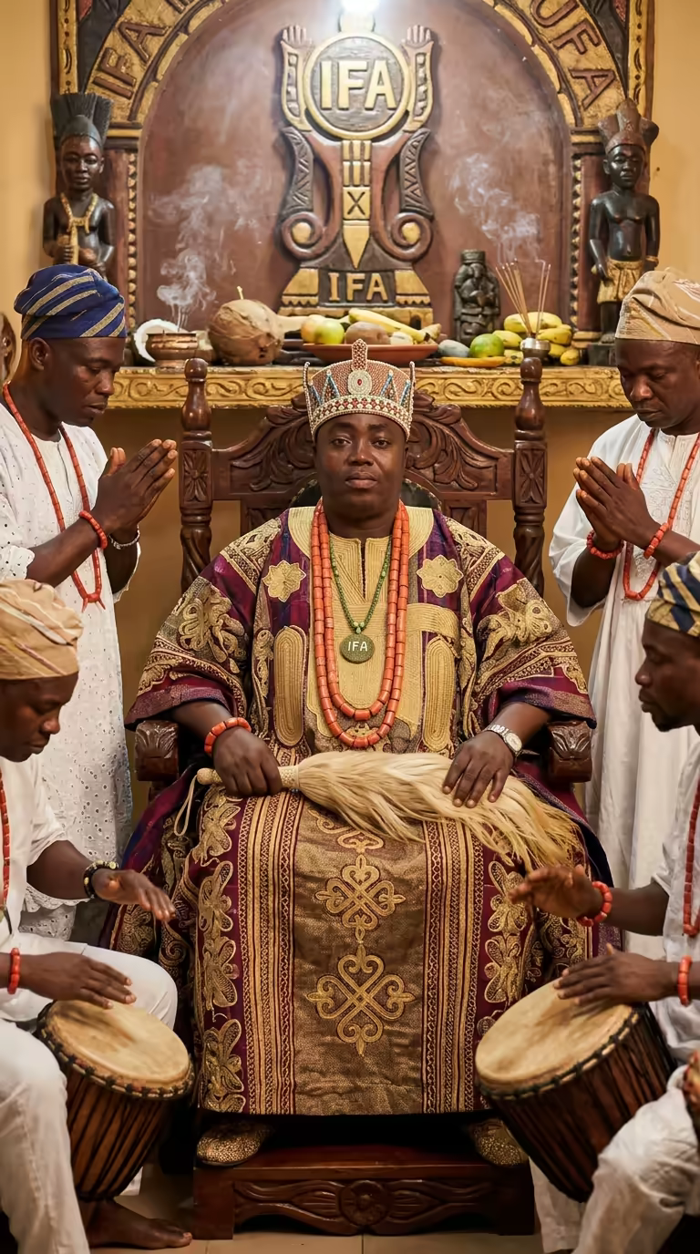 Oluwo Falodun Fajemilusi Olokuntoye, El Puente Vivo de Akurẹ́